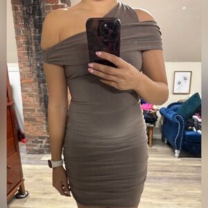 Elegant Taupe Women's Dress NWT from Club London